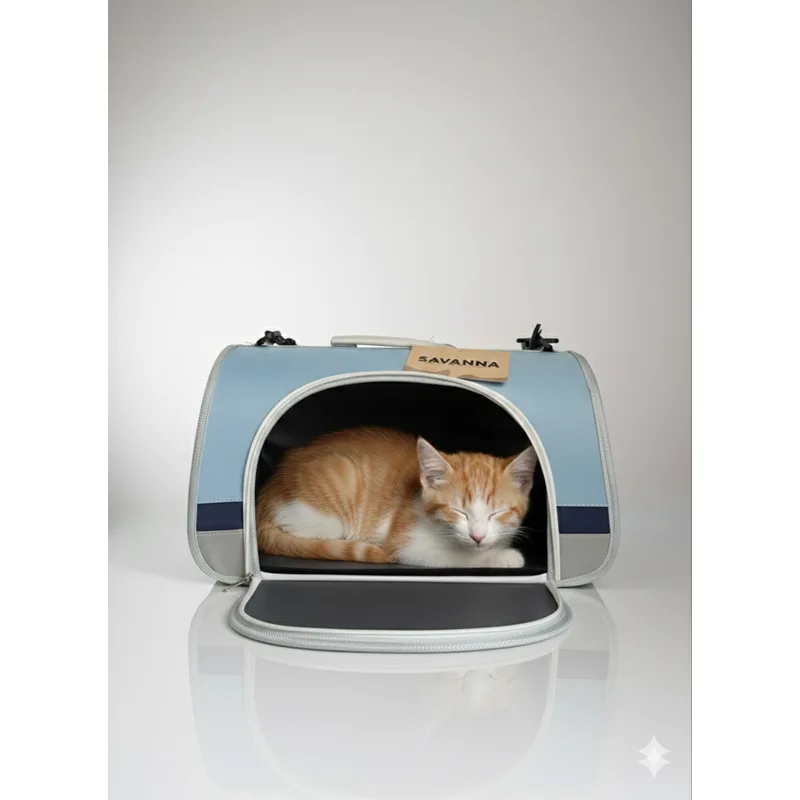 SAVANNA Lily голубой с кошкой